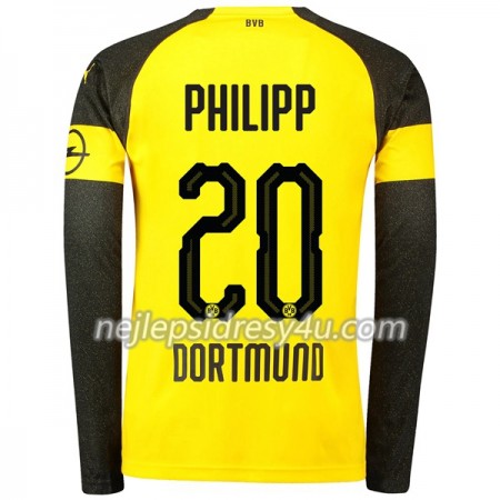 Fotbalový Dres Borussia Dortmund Philipp 20 Domácí 2018/19 Dlouhý Rukáv